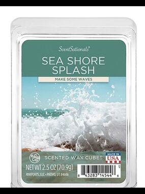 ScentSationals Sea Shore Splash Scented Wax Cubes - Aqua